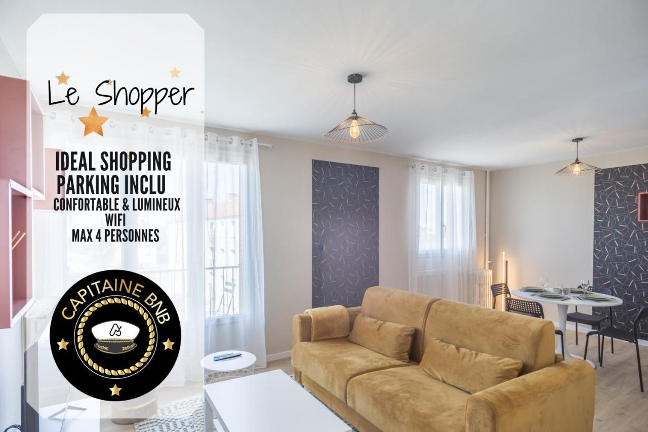 Le Shopper - Confortable Et Lumineux - Parking La Chapelle-Saint-Luc Exterior foto